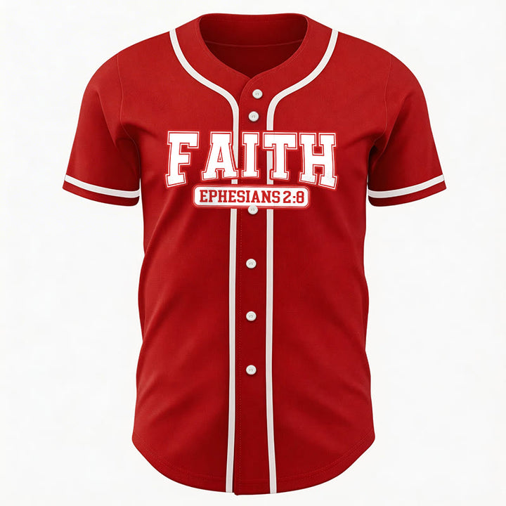 Christianartworkshop Faith Ephesians 2:8 Custom Name Number Baseball Jersey - image 27