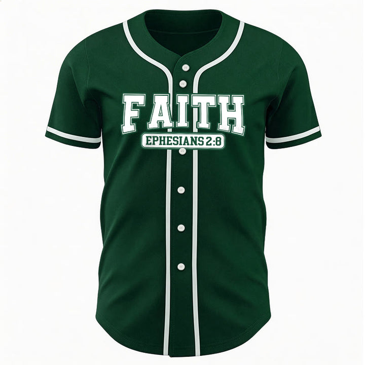 Christianartworkshop Faith Ephesians 2:8 Custom Name Number Baseball Jersey - image 55