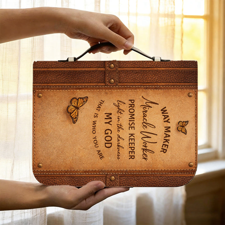Christianartworkshop Way Maker Miracle Worker Promise Keeper Faithful Bible Cover - image 10