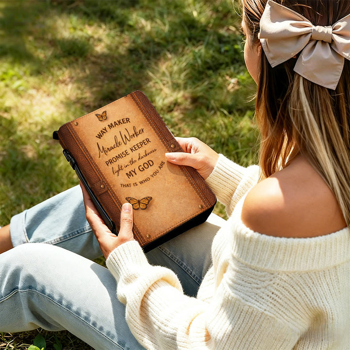 Christianartworkshop Way Maker Miracle Worker Promise Keeper Faithful Bible Cover - image 9