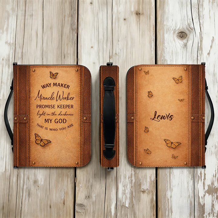 Christianartworkshop Way Maker Miracle Worker Promise Keeper Faithful Bible Cover - image 13