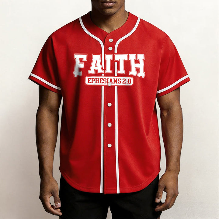 Christianartworkshop Faith Custom Name Number Baseball Jersey - image 23