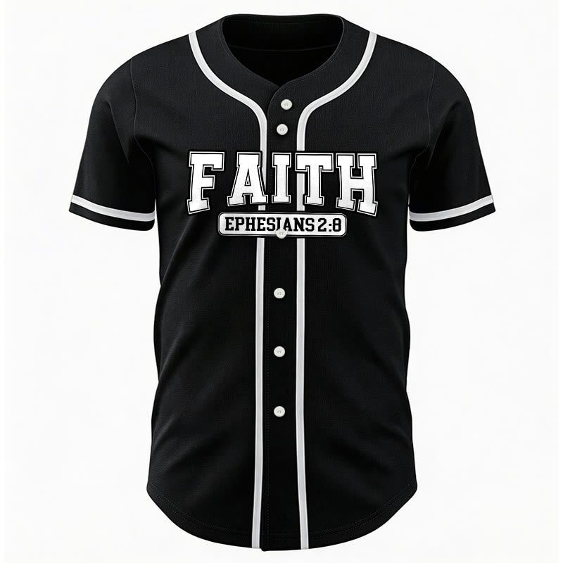 Christianartworkshop Faith Custom Name Number Baseball Jersey - image 34