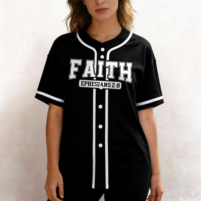 Christianartworkshop Faith Custom Name Number Baseball Jersey - image 32