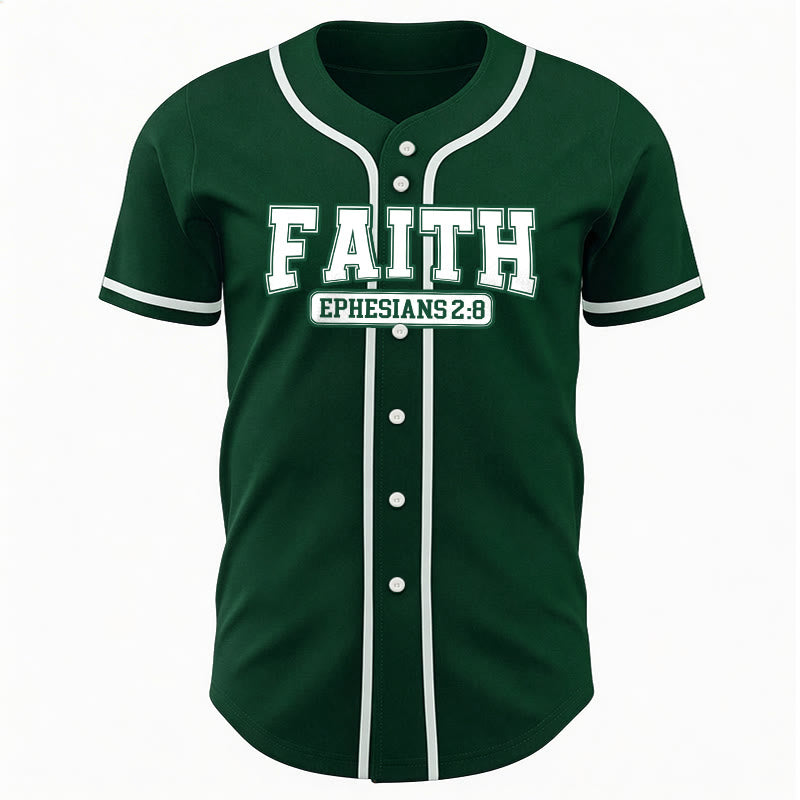 Christianartworkshop Faith Custom Name Number Baseball Jersey - image 55