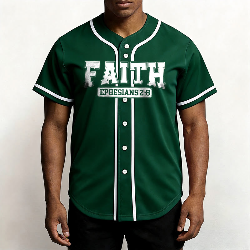 Christianartworkshop Faith Custom Name Number Baseball Jersey - image 51