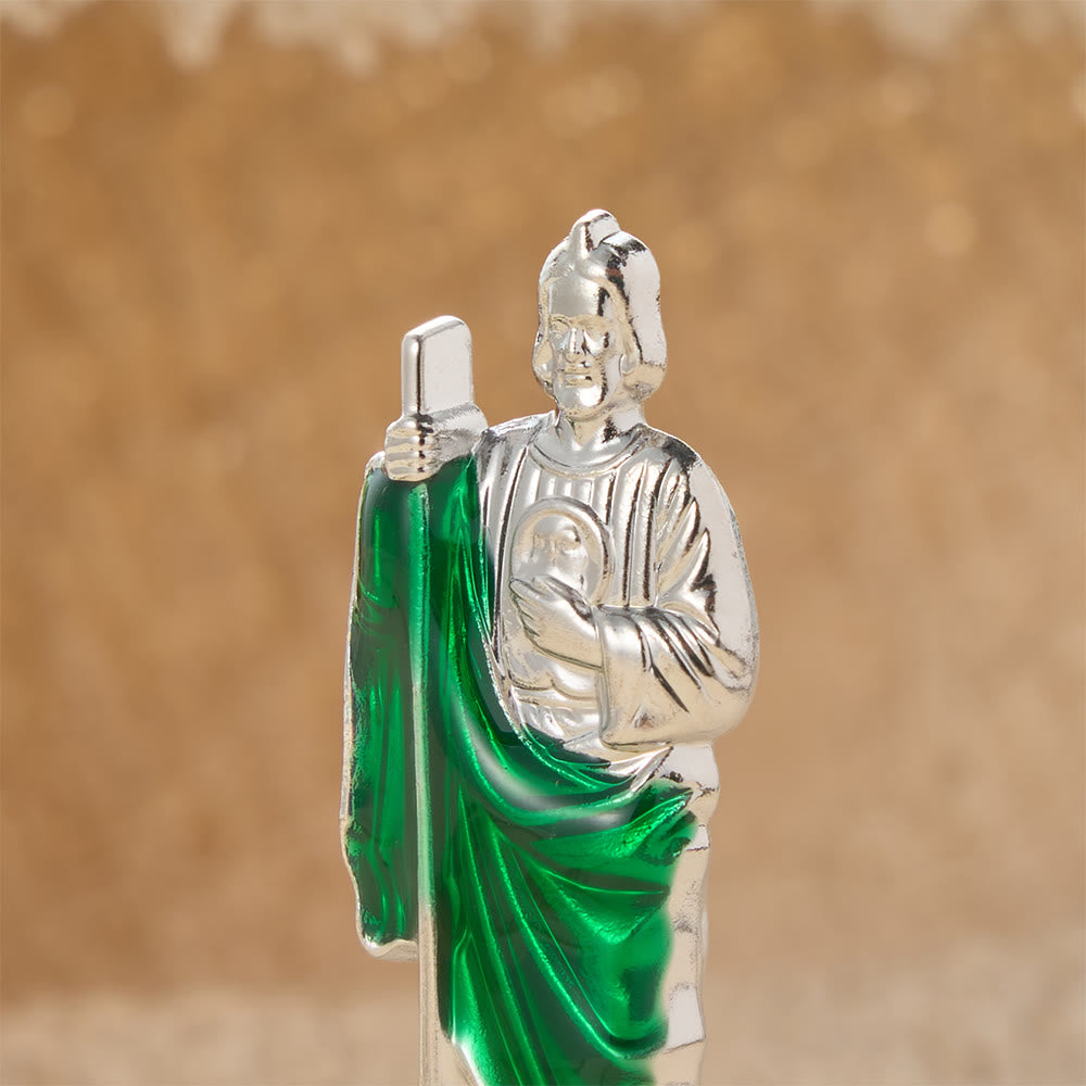 Christianartworkshop St. Jude Desktop Ornament, Symbol of Hope & Protection - image 4