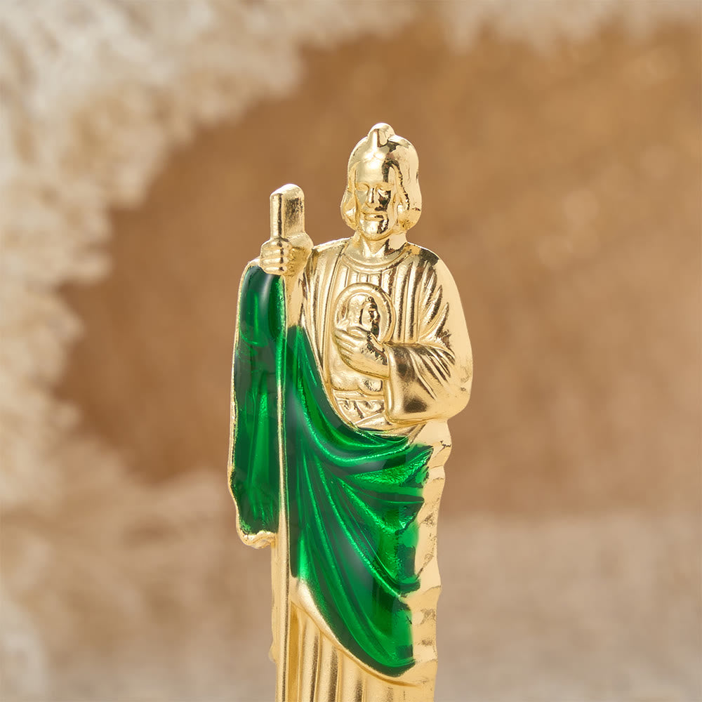 Christianartworkshop St. Jude Desktop Ornament, Symbol of Hope & Protection - image 2