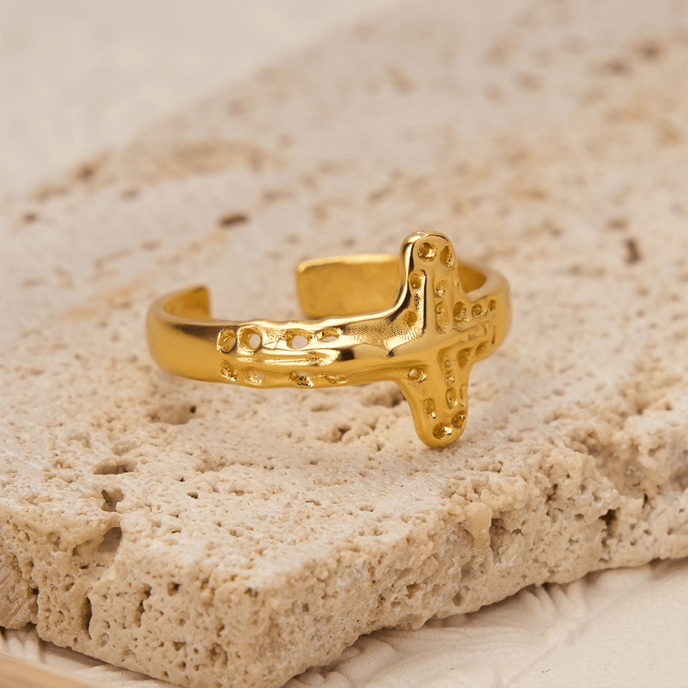 Christianartworkshop Crucifix Devotional Ring: Emblem of Redemption & Unwavering Faith - image 2