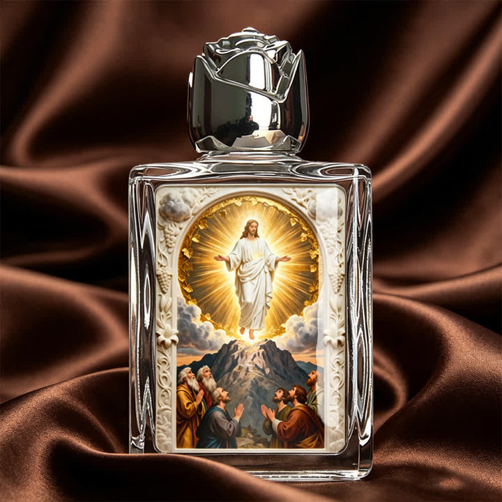 Christianartworkshop Catholic Icon Square Holy Water Bottle: Fragrance Bottle with Sacred Images - The Risen Lord#3 - image 14