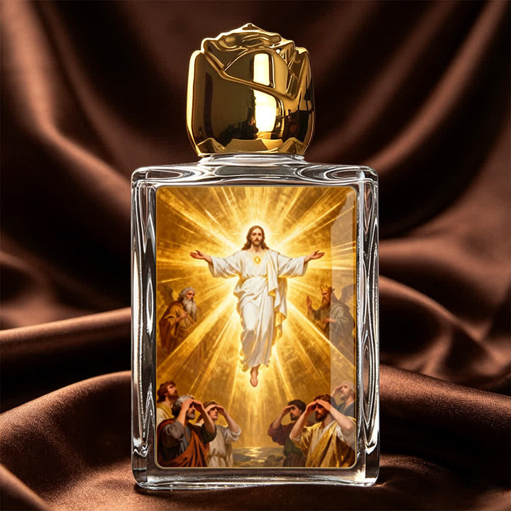 Christianartworkshop Catholic Icon Square Holy Water Bottle: Fragrance Bottle with Sacred Images - The Risen Lord#2 - image 10