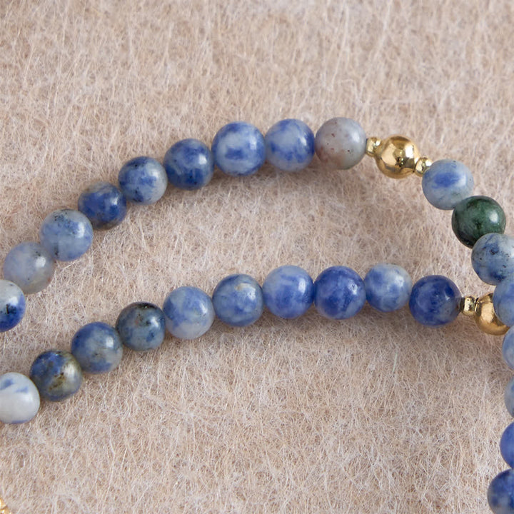 Christianartworkshop Magnetic Strawberry Agate Rosary Bracelet: Emblem of Divine Grace & Purity - image 15