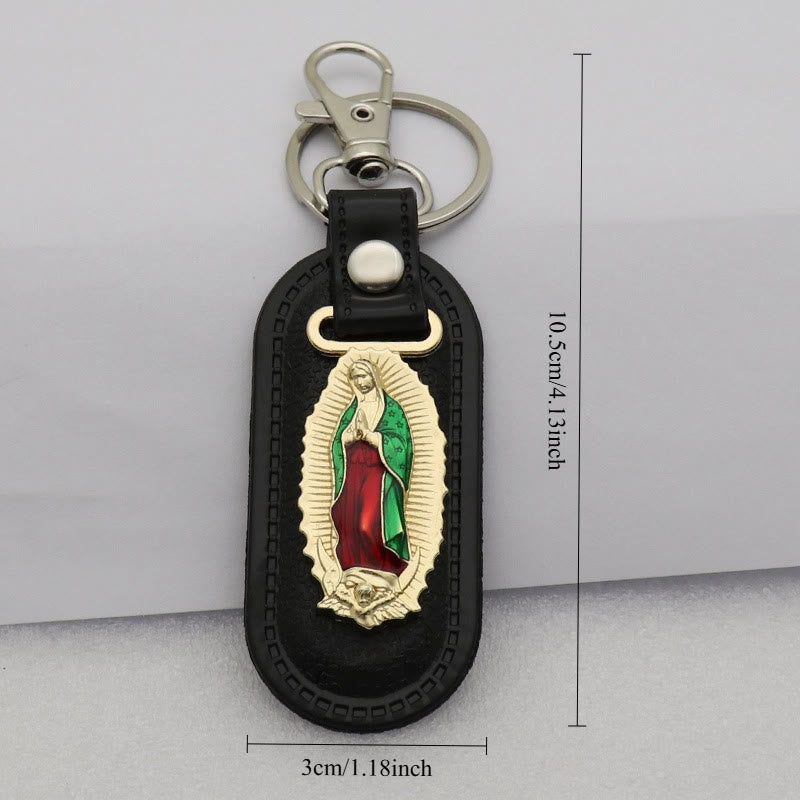 Christianartworkshop Our Lady of Guadalupe Devotional Keychain: Emblem of Marian Grace & Spiritual Protection - image 5