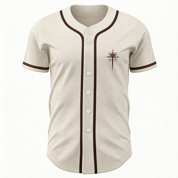 Christianartworkshop Jesus Is King Angel Wings Cross Faith Statement Custom Baseball Jersey - image 17
