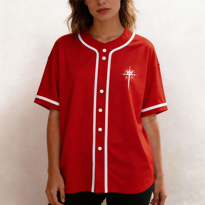 Christianartworkshop Jesus Is King Angel Wings Cross Faith Statement Custom Baseball Jersey - image 30