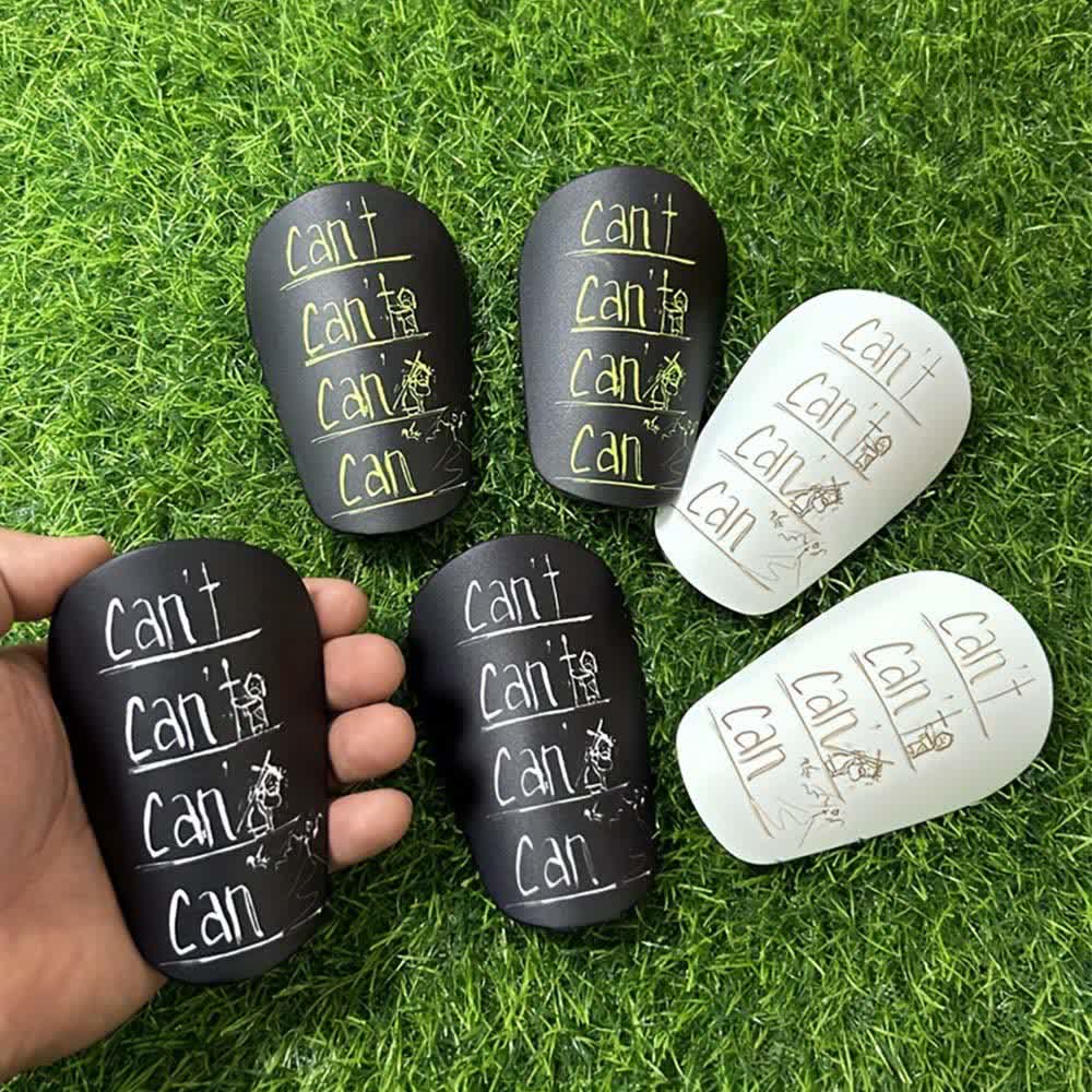 Christianartworkshop Inspirational Can't to Can Soccer Shin Pads for Training & Matches - image 0