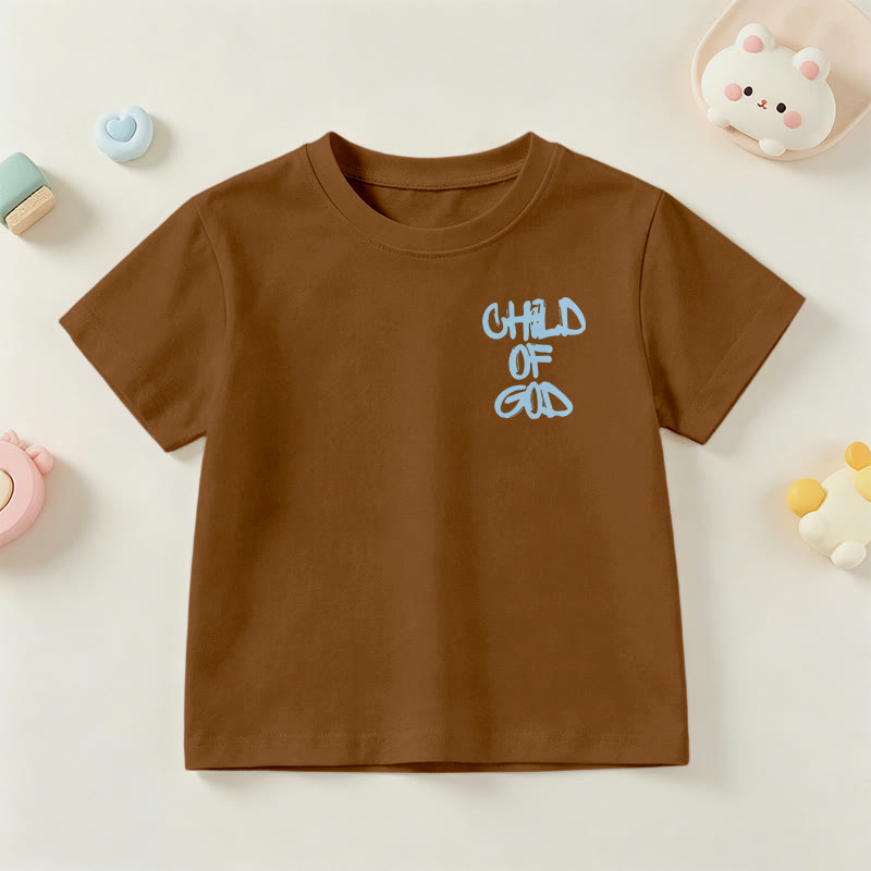 Christianartworkshop Devotional Scripture Verse Child of God Psalm 23 Kids T-Shirt - image 33