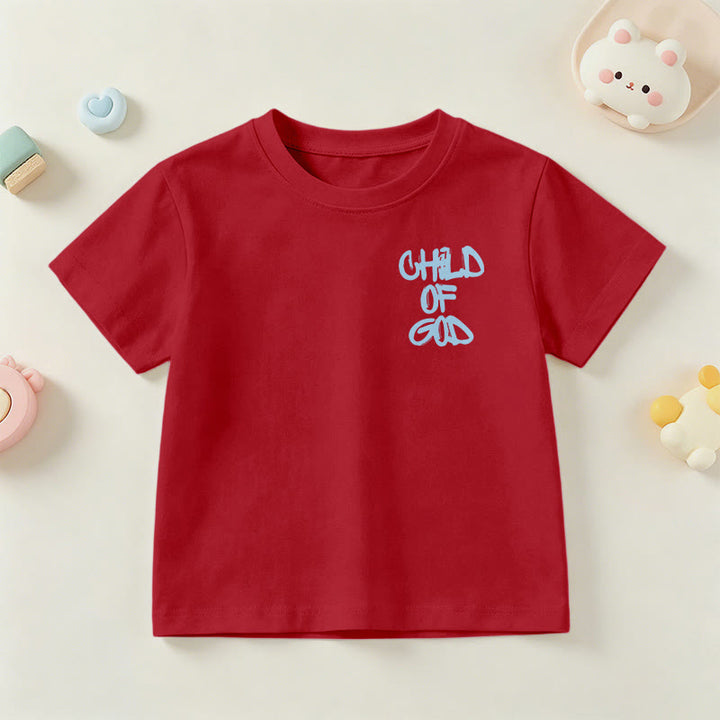 Christianartworkshop Devotional Scripture Verse Child of God Psalm 23 Kids T-Shirt - image 18