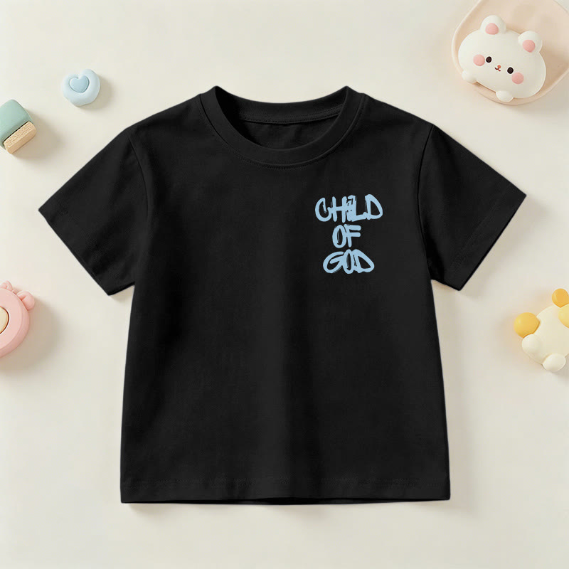 Christianartworkshop Devotional Scripture Verse Child of God Psalm 23 Kids T-Shirt - image 43