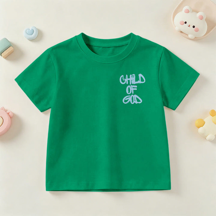 Christianartworkshop Devotional Scripture Verse Child of God Psalm 23 Kids T-Shirt - image 28