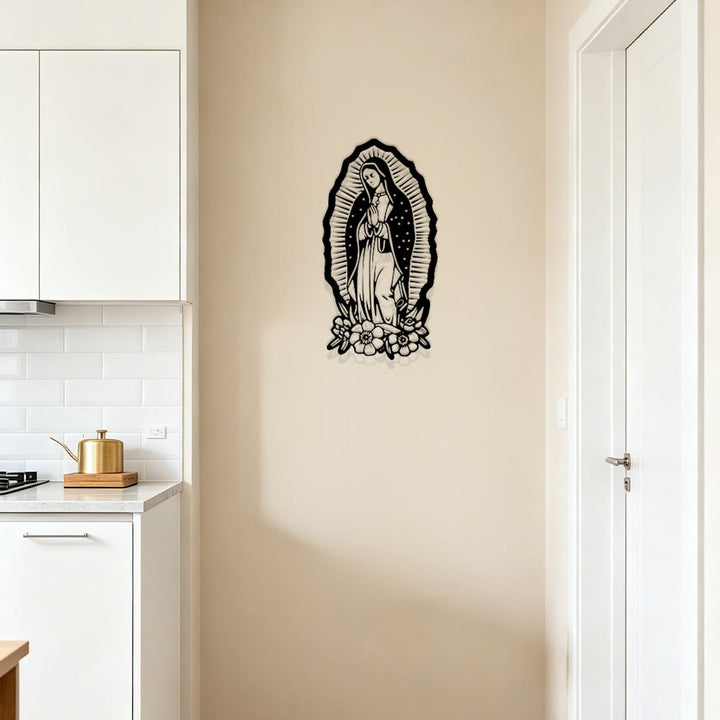 Christianartworkshop Our Lady of Guadalupe Metal Wall Decor: A Symbol of Faith and Divine Grace - image 2