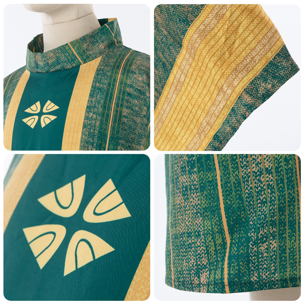 Christianartworkshop Traditional Clergy Chasuble With Central Panel And Floral Motifs Chasuble - image 15