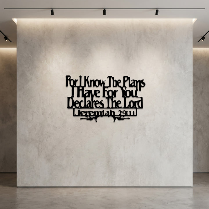 Christianartworkshop Jeremiah 29:11 For I Know The Plans I Have For You Metal Wall Decor: A Promise of Hope - image 3