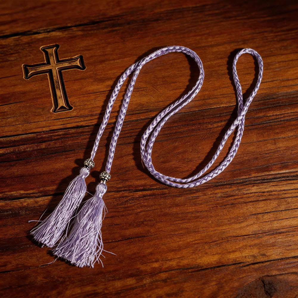 Christianartworkshop Braided Cincture with Accents & Tassels: A Sacred Liturgical Accessory - image 17
