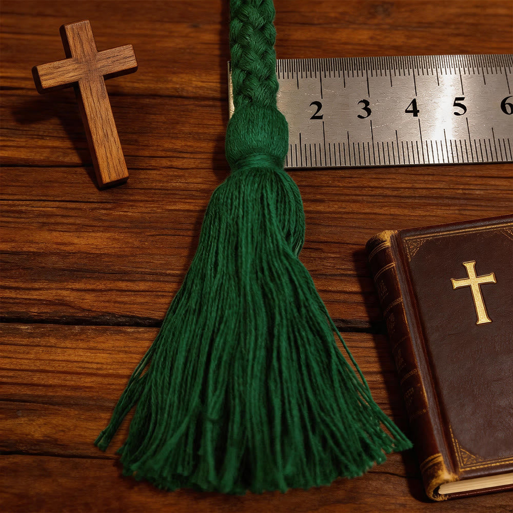 Christianartworkshop Simple Braided Cincture with Hanging Tassels: A Practical Liturgical Belt - image 3