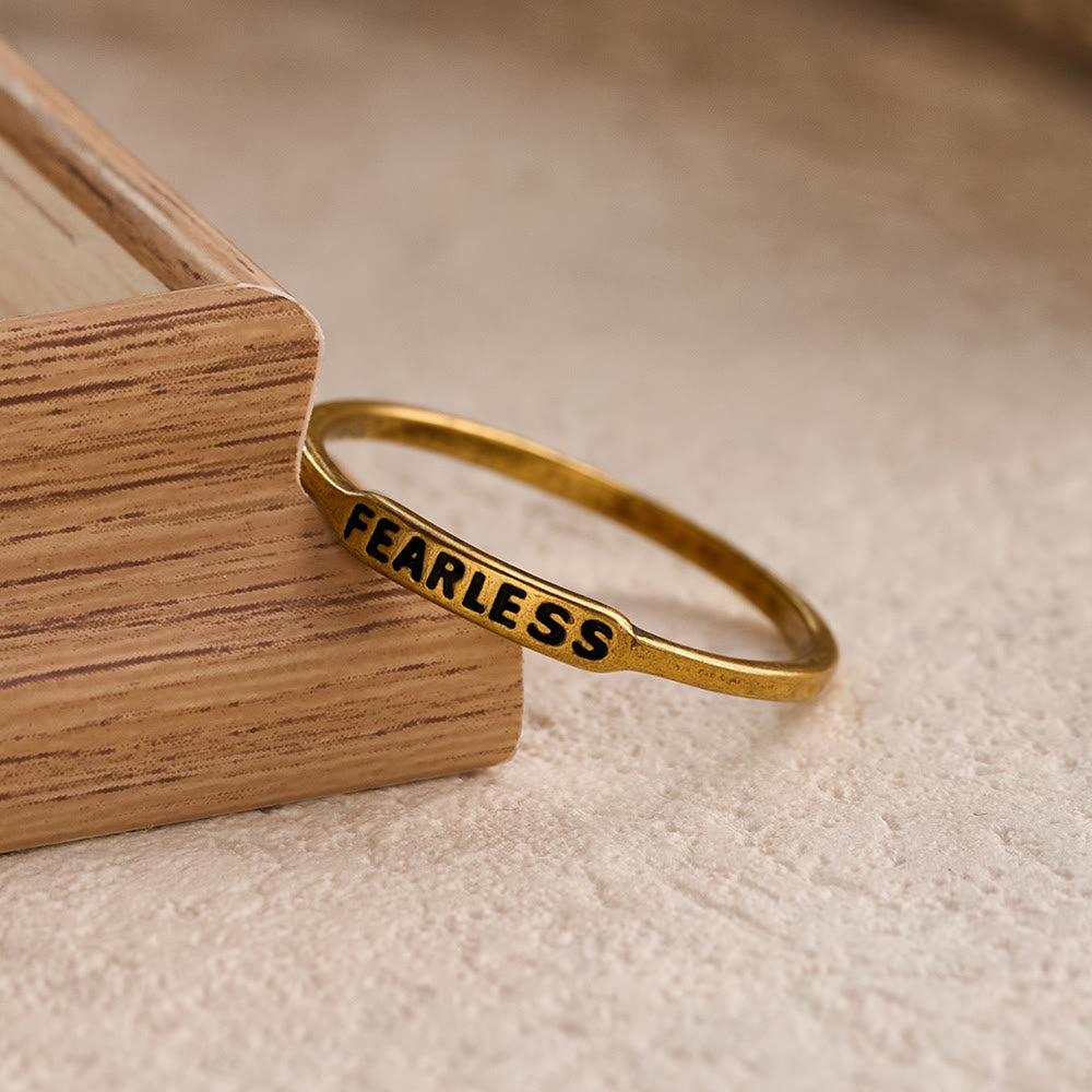 Christianartworkshop Refined Stackable Ring Set with Engraved BLESSED/FAITH/HOPE Text: An Emblem of Quiet Devotion - image 8