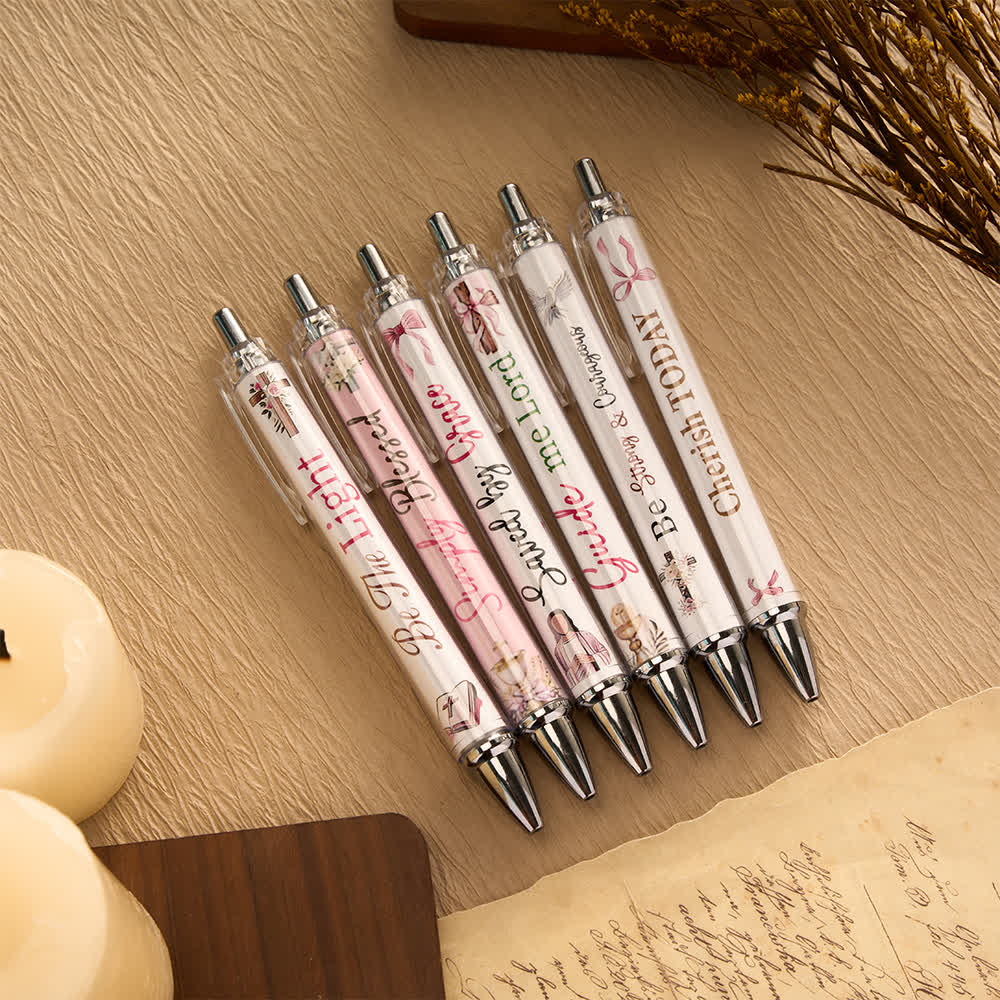 Christianartworkshop Floral Cross Motivational Pens & Bible Verse Notebooks Gift Set - image 38