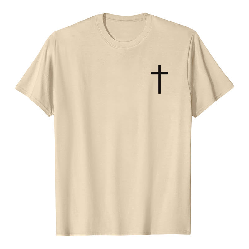 Christianartworkshop For I Know The Plans I Have For You Jeremiah 29:11 Front Chest Cross Back Scripture Premium Short Sleeve T-Shirt - image 25