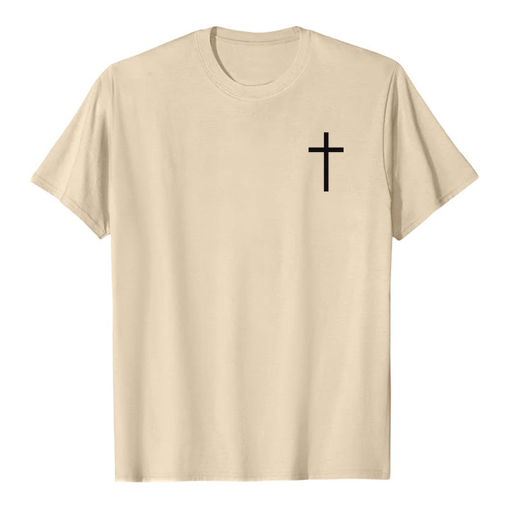 Christianartworkshop Classic Strength Promise Scripture Front & Back Printed Christian Premium Short Sleeve T-Shirt - image 25