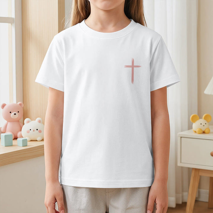 Christianartworkshop Classic "Let All You Do Be Done In Love" Floral Frame Faith Kids Short Sleeve T-Shirt - image 5