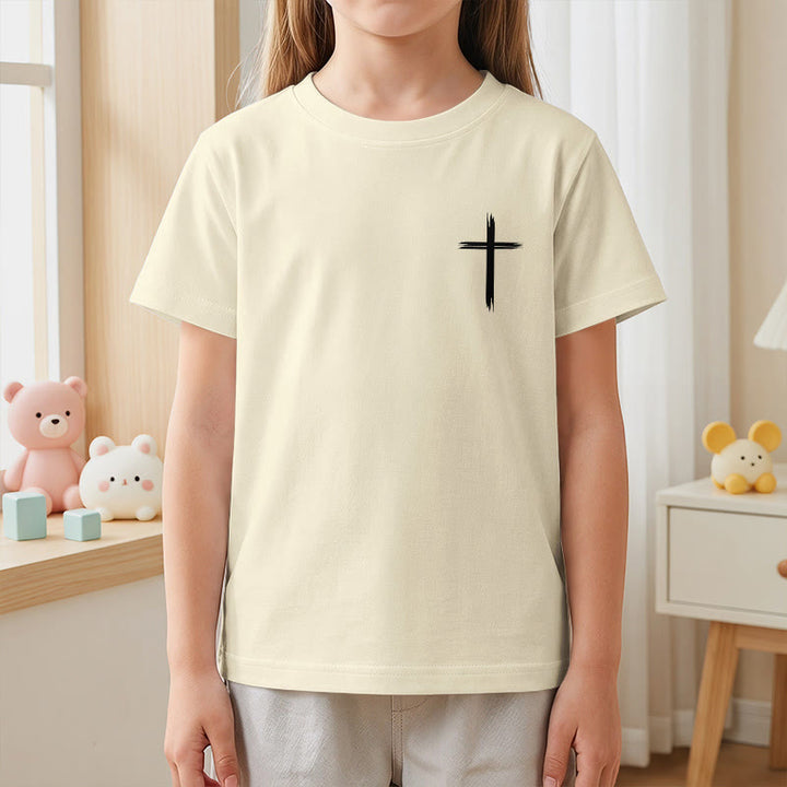Christianartworkshop Classic "Let All You Do Be Done In Love" Floral Frame Faith Kids Short Sleeve T-Shirt - image 14
