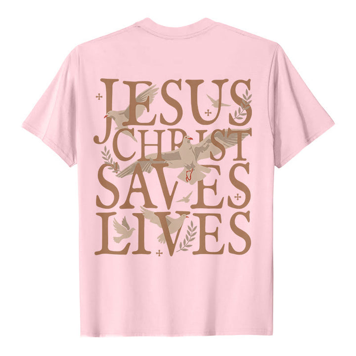 Christianartworkshop Jesus Face and Crown of Thorns Graphic T-Shirt - image 16