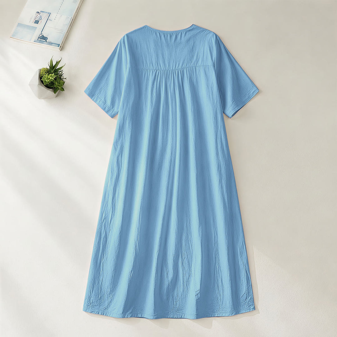 Christianartworkshop "Walk by Faith" 2 Corinthians 5:7 Scripture Print V-Neck Short Sleeve Midi Dress - image 10