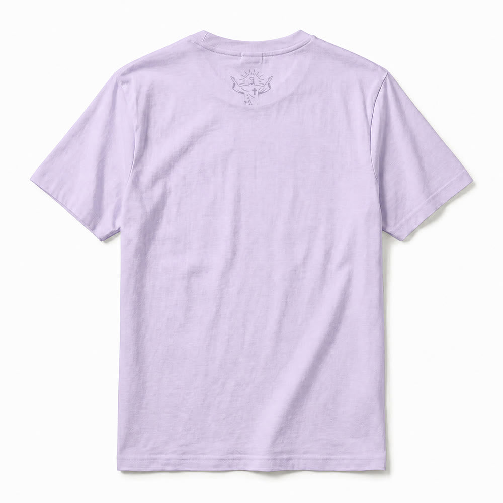 Christianartworkshop "Jesus I Am Tired Renew Me" Devotional Prayer Premium Short Sleeve T-Shirt - image 6