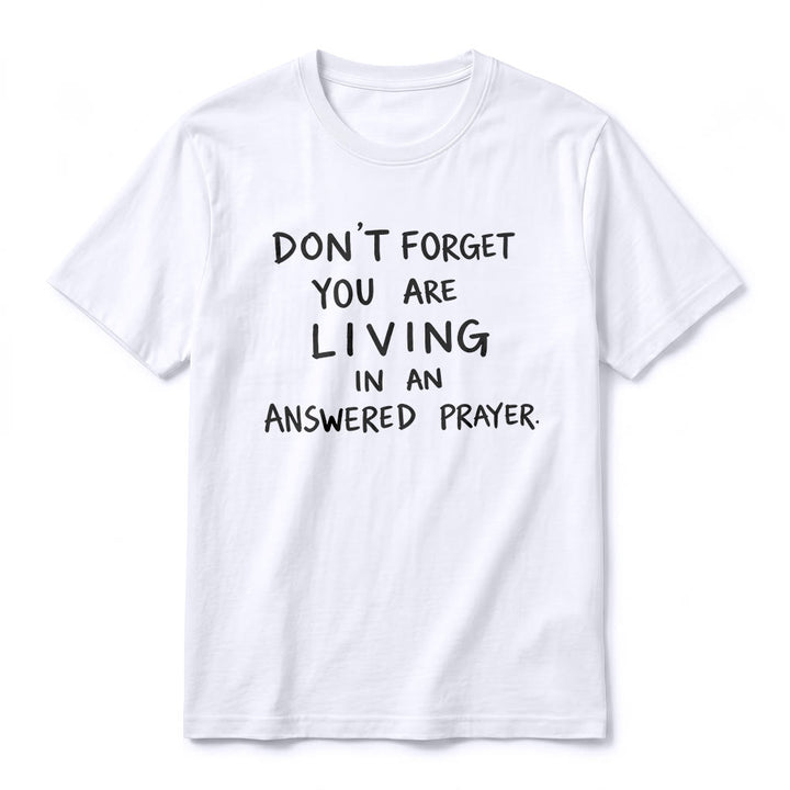 Christianartworkshop Faithful Gratitude "Answered Prayer" Premium Short Sleeve T-Shirt - image 11