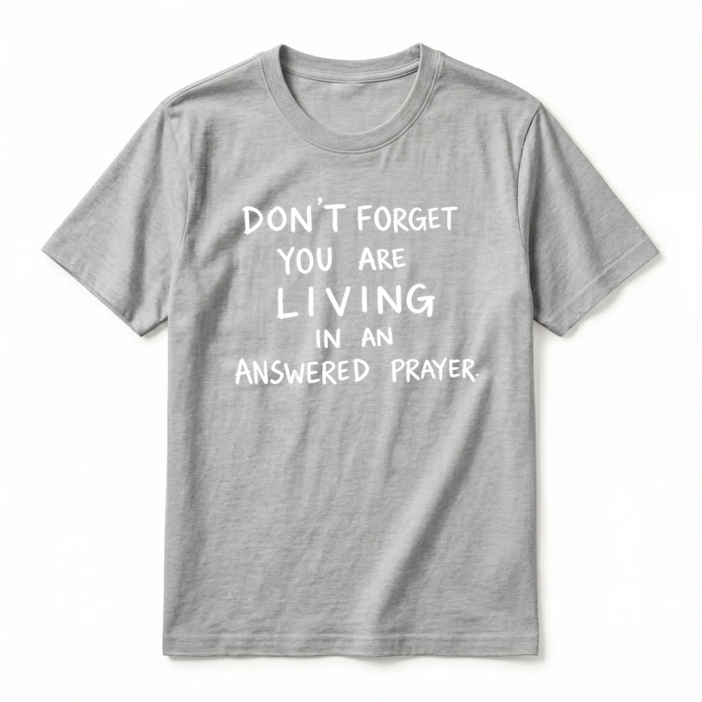 Christianartworkshop Faithful Gratitude "Answered Prayer" Premium Short Sleeve T-Shirt - image 5