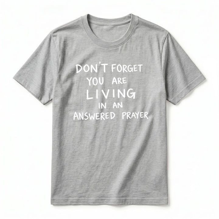 Christianartworkshop Faithful Gratitude "Answered Prayer" Premium Short Sleeve T-Shirt - image 5
