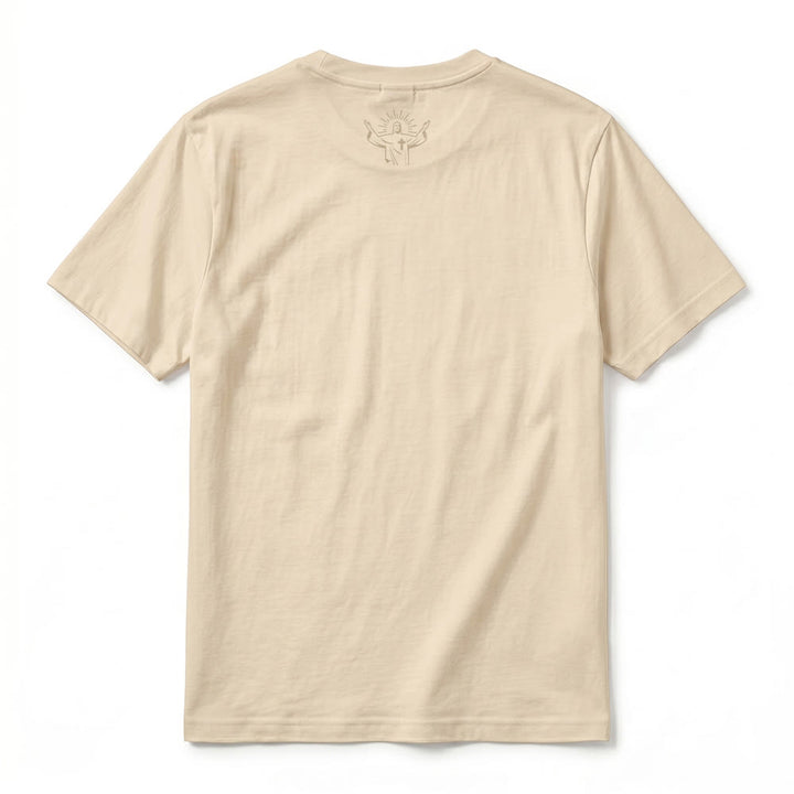 Christianartworkshop Psalm 34:7 "The Angel of the Lord" Front & Back Print Premium Short Sleeve T-Shirt - image 21