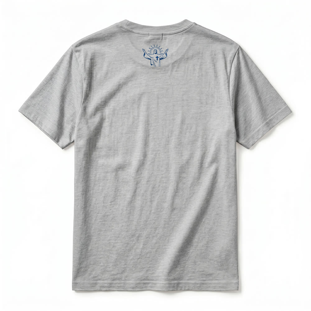 Christianartworkshop "Don't Forget You're Living In An Answered Prayer" Premium Short Sleeve T-Shirt - image 6
