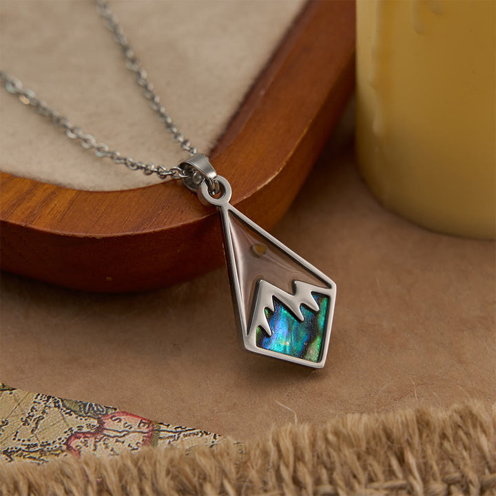 Christianartworkshop Modern Style Mustard Seed Faith Moves Mountain Pendant Necklace - Silver - image 2
