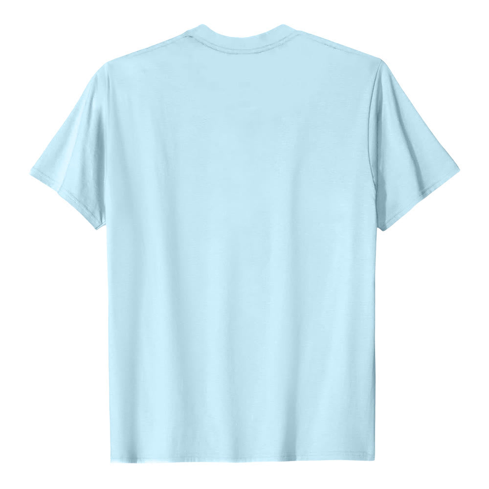 Christianartworkshop There Is Power In The Name Of Jesus Clenched Fist Cross Flame Circular Short Sleeve T-Shirt - image 11