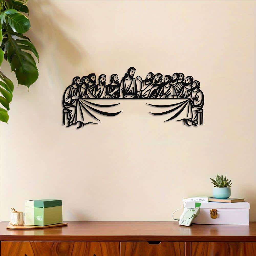 Christianartworkshop Faithful Representation The Last Supper Metal Wall Decor - image 4