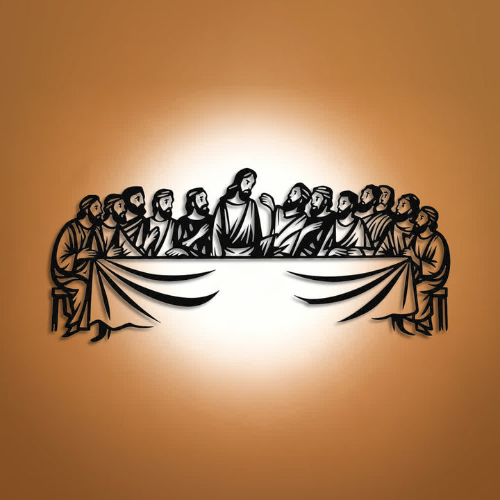 Christianartworkshop Faithful Representation The Last Supper Metal Wall Decor - image 0