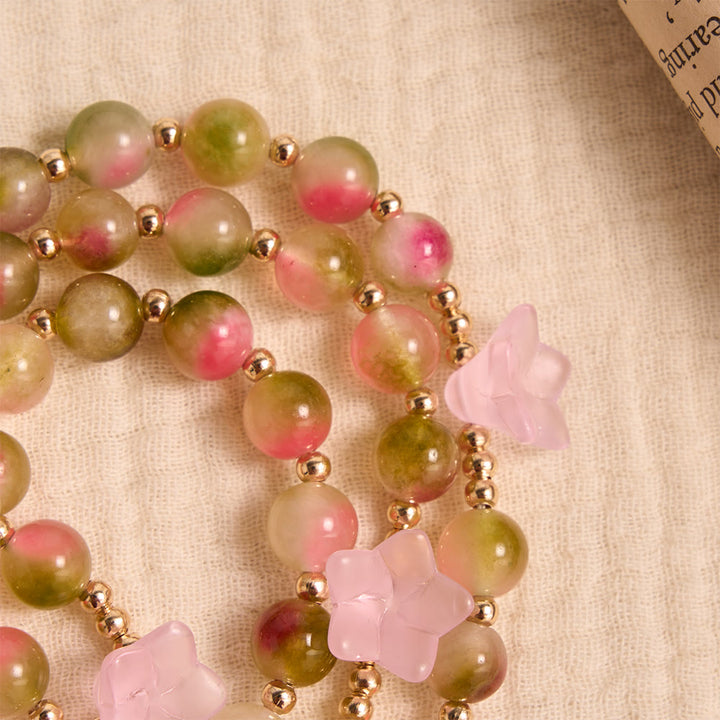 Christianartworkshop Whimsical Matte Morning Glory Gradient Bead Rosary: For Private Daily Meditation - image 5