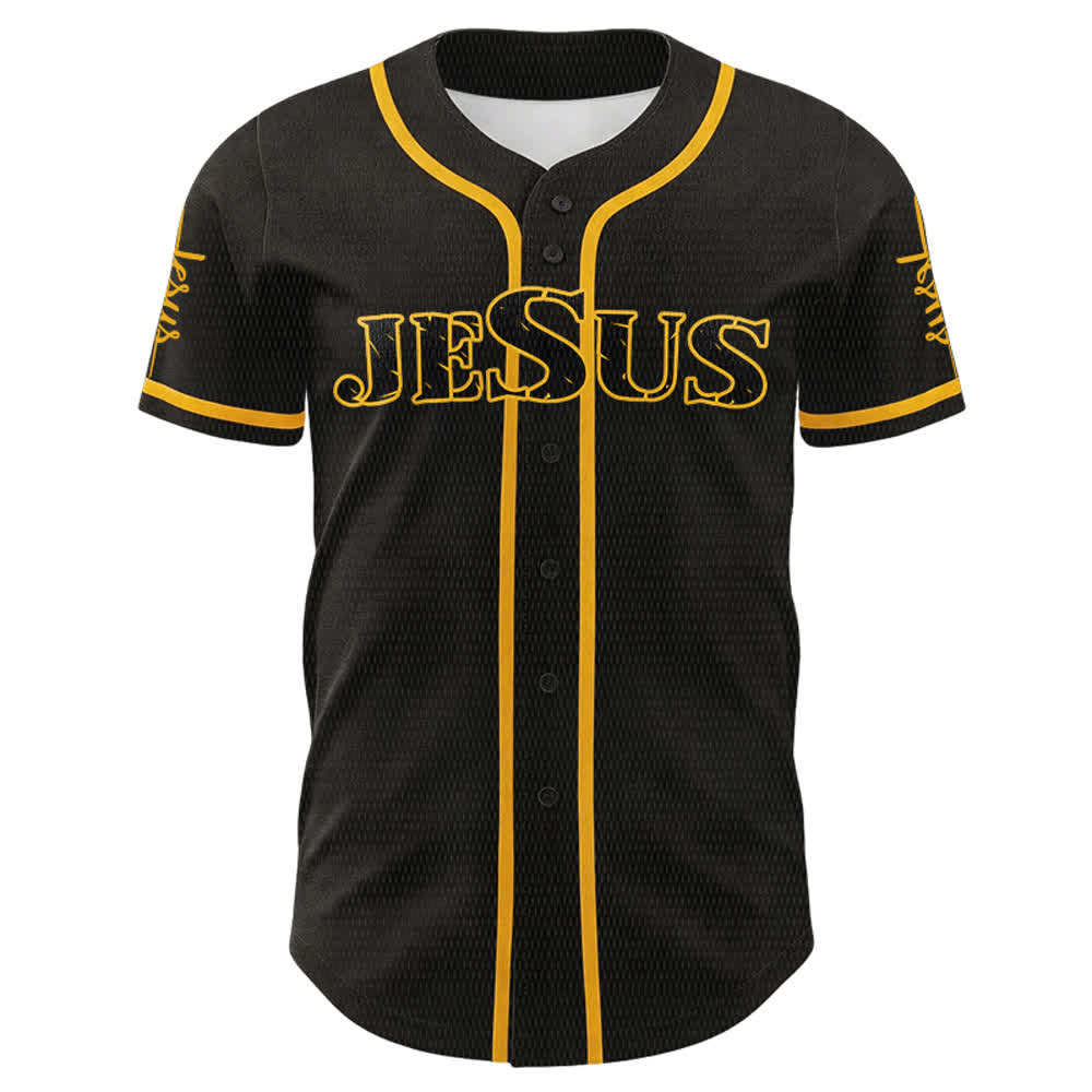 Christianartworkshop Jesus Saves Faith Statement Unisex Custom Baseball Jersey - image 11