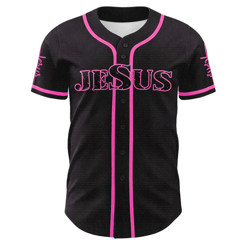 Christianartworkshop Jesus Saves Faith Statement Unisex Custom Baseball Jersey - image 17